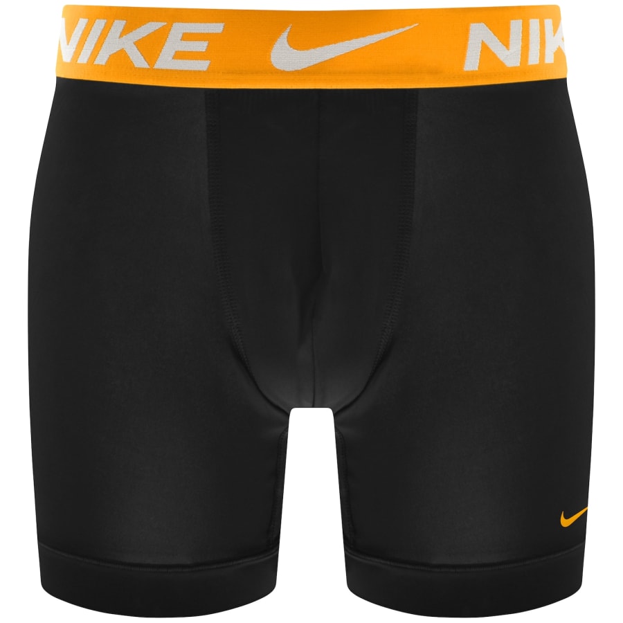 Image number 2 for Nike Logo 3 Pack Boxer Briefs Black