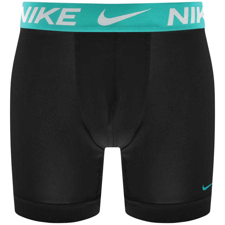 Image number 4 for Nike Logo 3 Pack Boxer Briefs Black