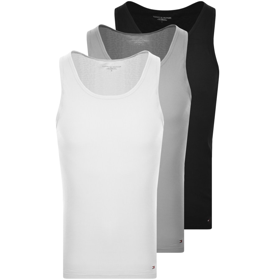 Image number 1 for Tommy Hilfiger Underwear 3 Pack Vests White