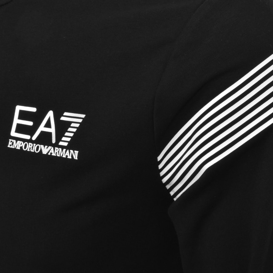 Image number 4 for EA7 Emporio Armani Full Zip Logo Sweatshirt Black