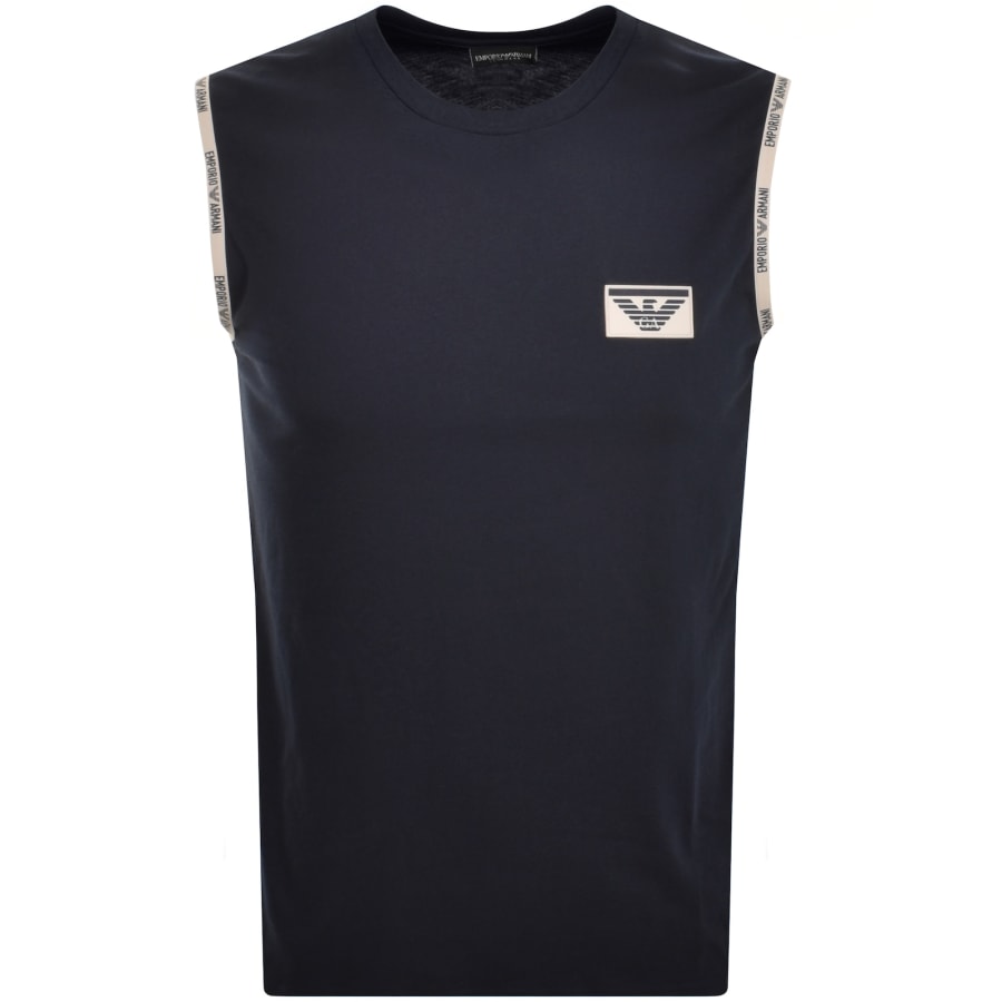 Image number 1 for Emporio Armani Vest Lounge T Shirt Navy