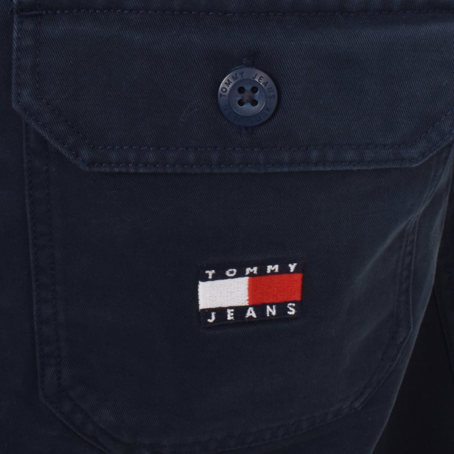 Image number 3 for Tommy Jeans Essential Overshirt Navy
