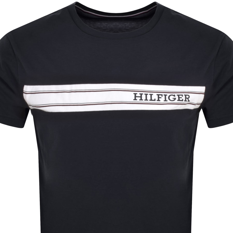 Image number 2 for Tommy Hilfiger Short Sleeve T Shirt Navy