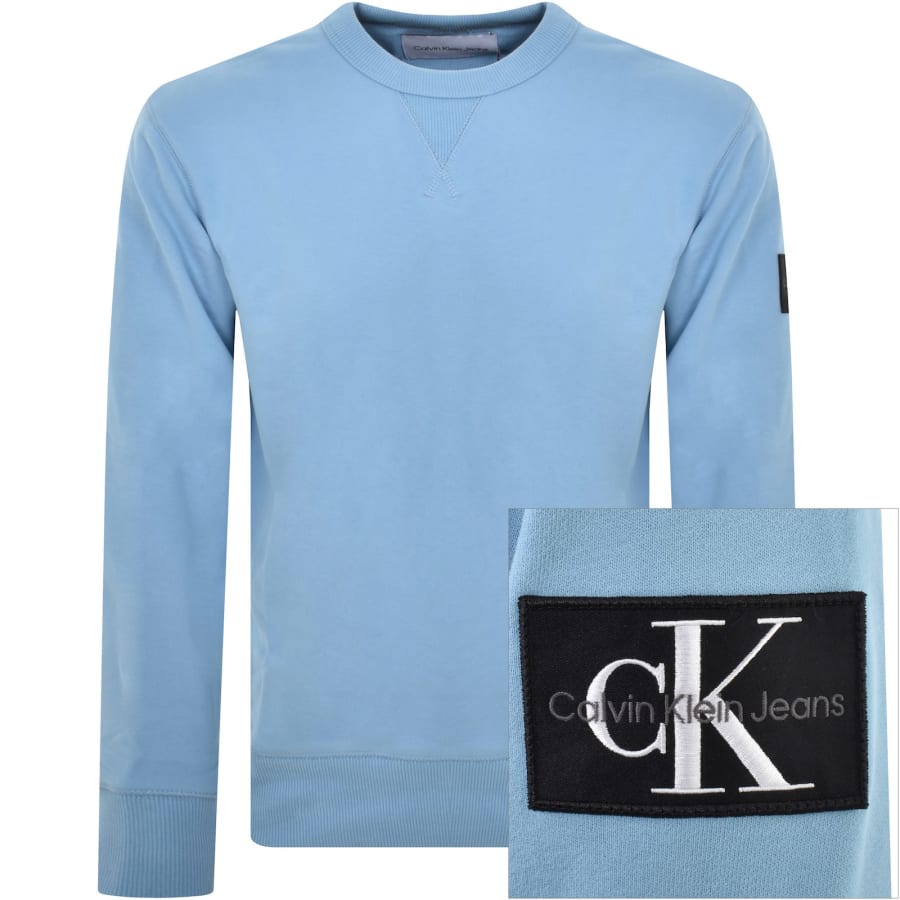 Calvin klein sweatshirt blue shop