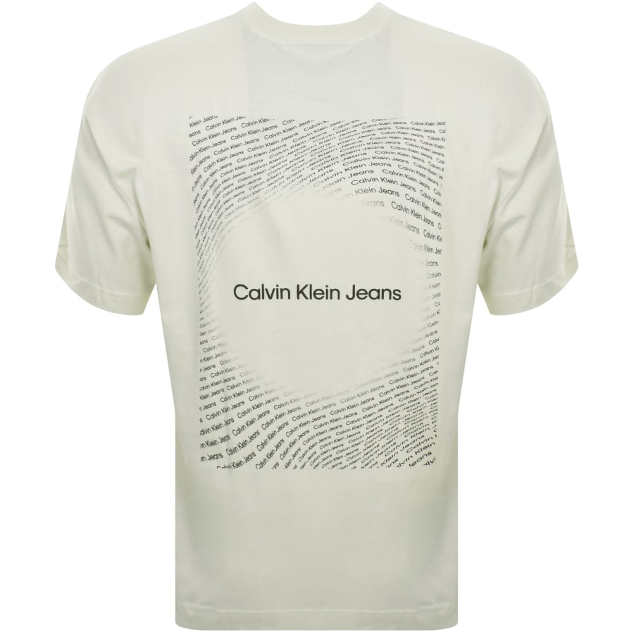 Image number 3 for Calvin Klein Jeans Logo T Shirt White