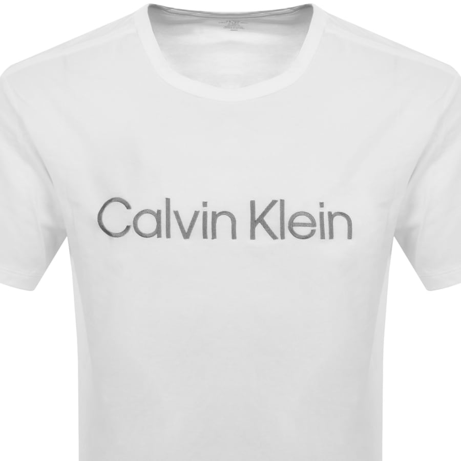 Image number 2 for Calvin Klein Lounge Logo T Shirt White