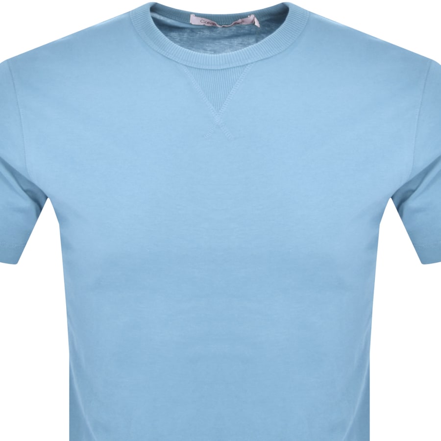 Image number 2 for Calvin Klein Jeans Logo T Shirt Blue