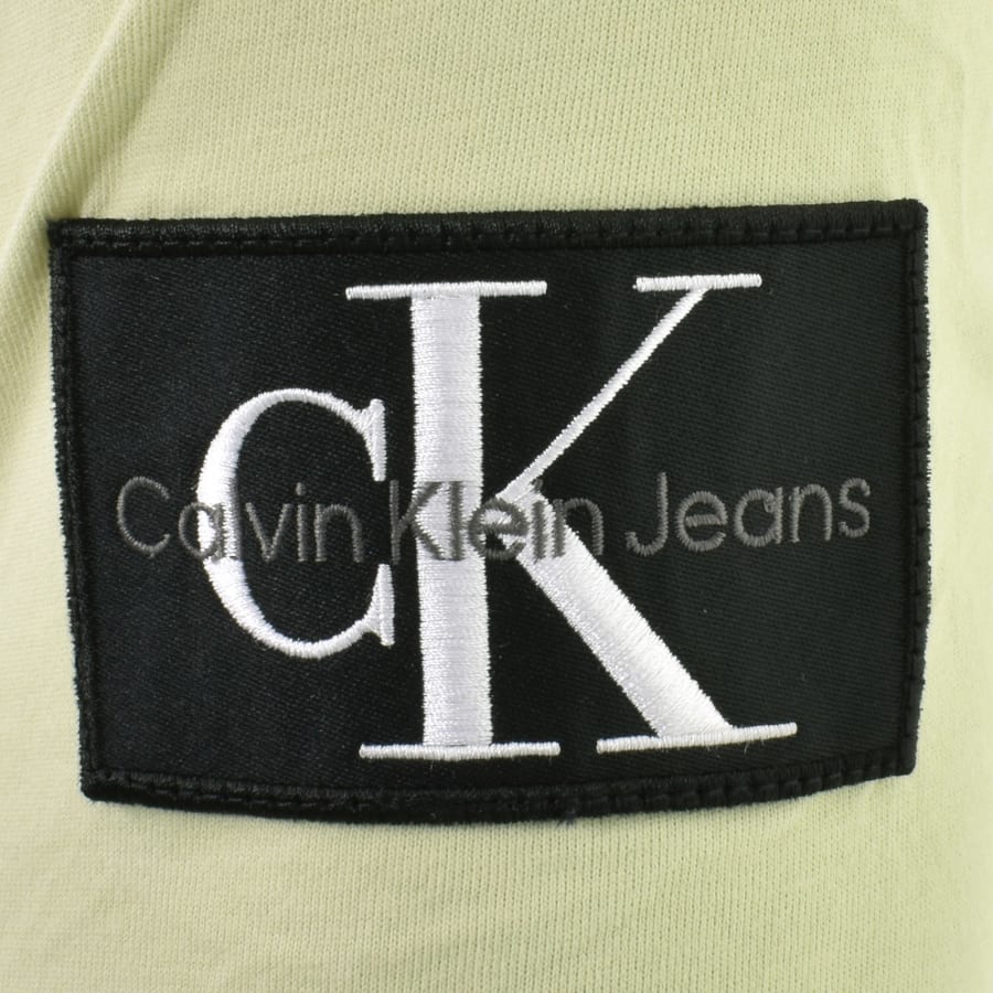 Image number 3 for Calvin Klein Jeans Logo T Shirt Green