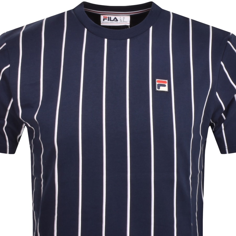 Fila pinstripe t shirt shop