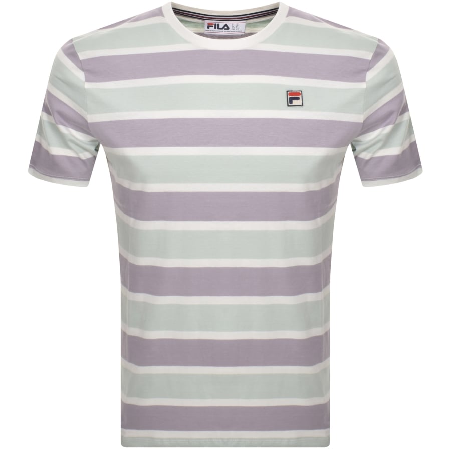Fila striped t shirt clearance