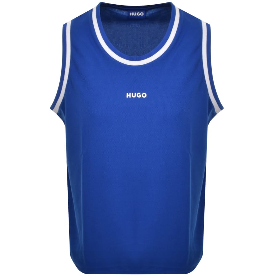 Image number 1 for HUGO Blue Naximos Vest Blue
