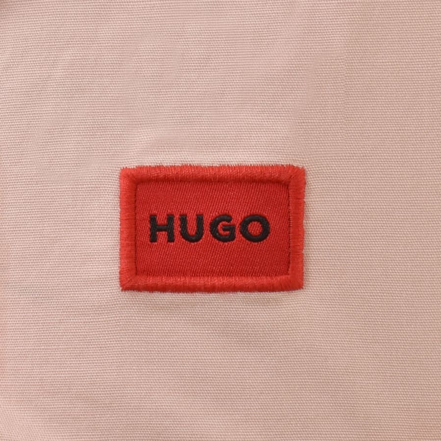 Image number 3 for HUGO Short Sleeved Ebor Shirt Pink
