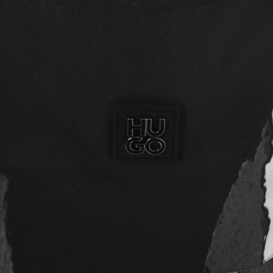 Image number 3 for HUGO Short Sleeved Egeeno Shirt Black