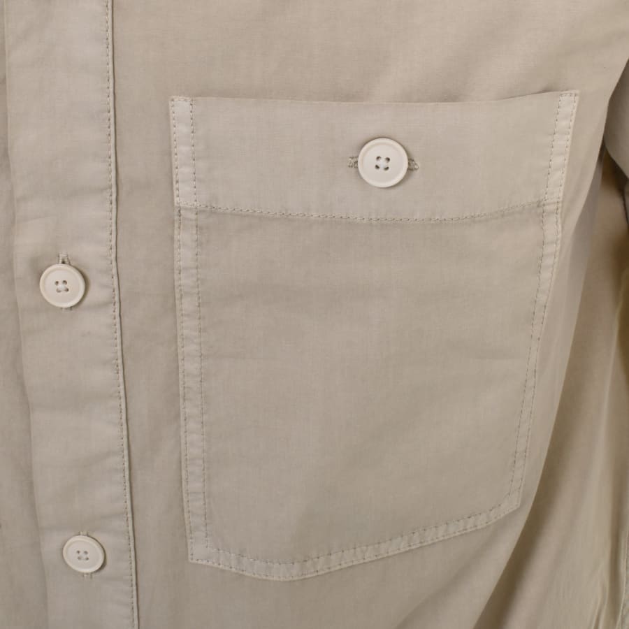 Image number 4 for BOSS Locky 1 Overshirt Beige