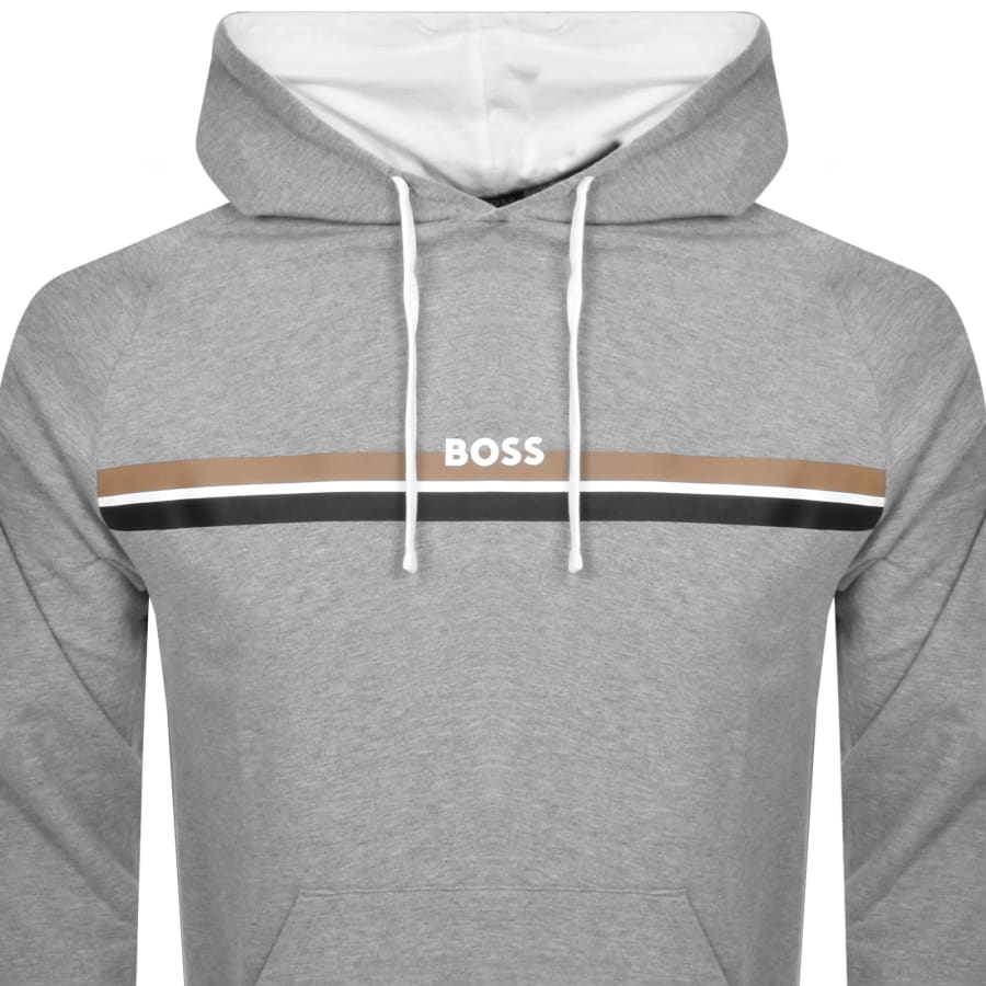 Image number 2 for BOSS Authentic Hoodie Grey