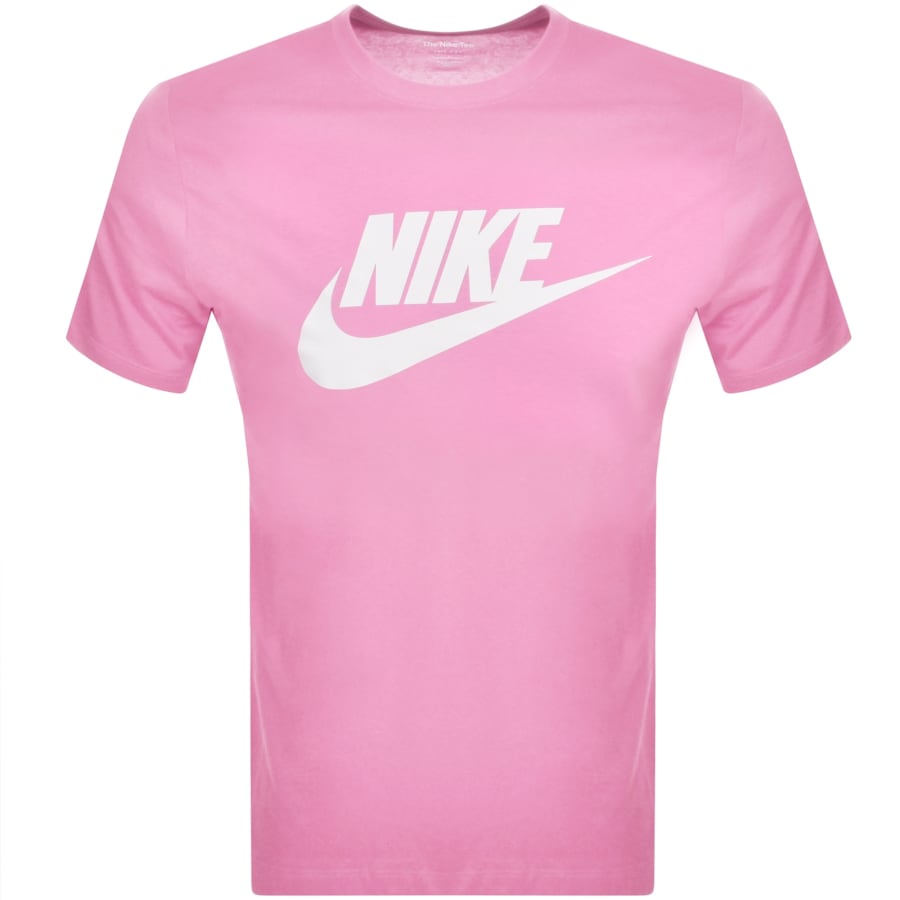 Image number 1 for Nike Icon Futura T Shirt Pink