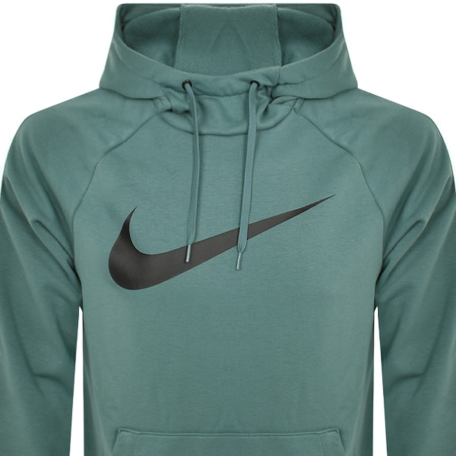 Image number 2 for Nike Training Logo Hoodie Green