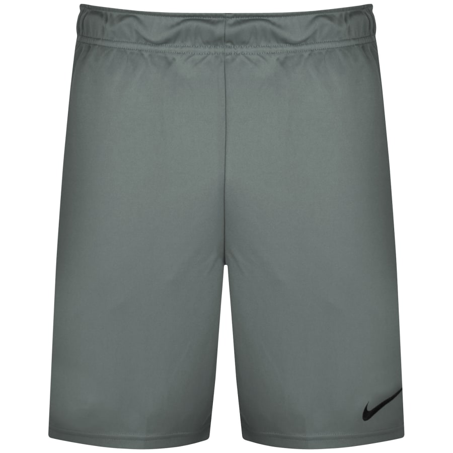 Image number 1 for Nike Training Dri Fit Jersey Shorts Grey