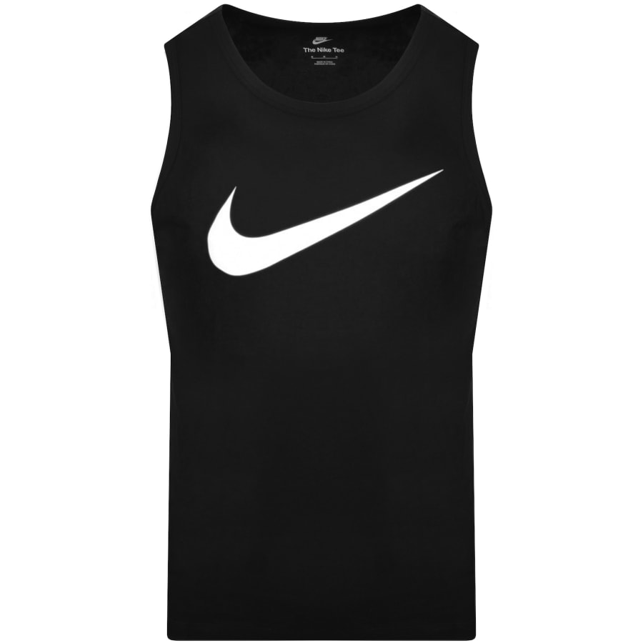 Image number 1 for Nike Swoosh Icon Vest T Shirt Black