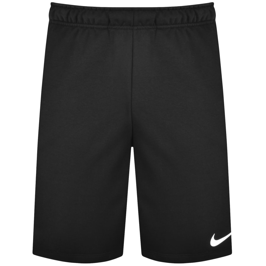Image number 1 for Nike Training Dri Fit Fleece Shorts Black