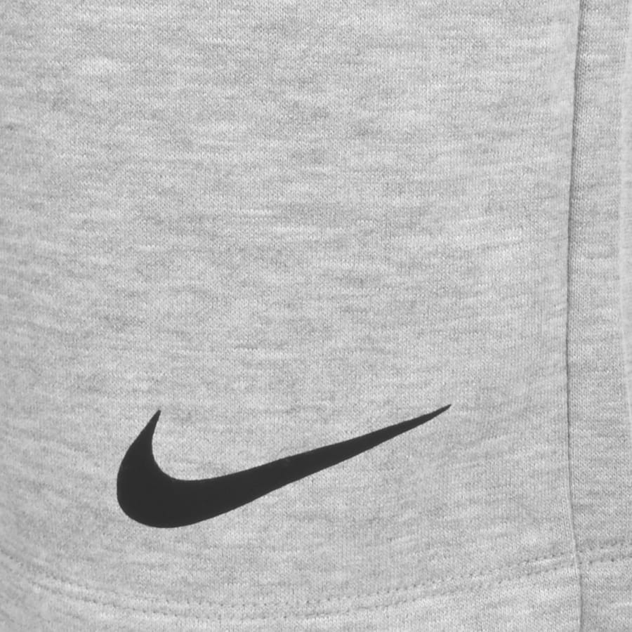 Image number 3 for Nike Training Dri Fit Fleece Shorts Grey