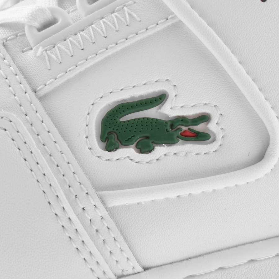 Image number 4 for Lacoste Court Cage Trainers White