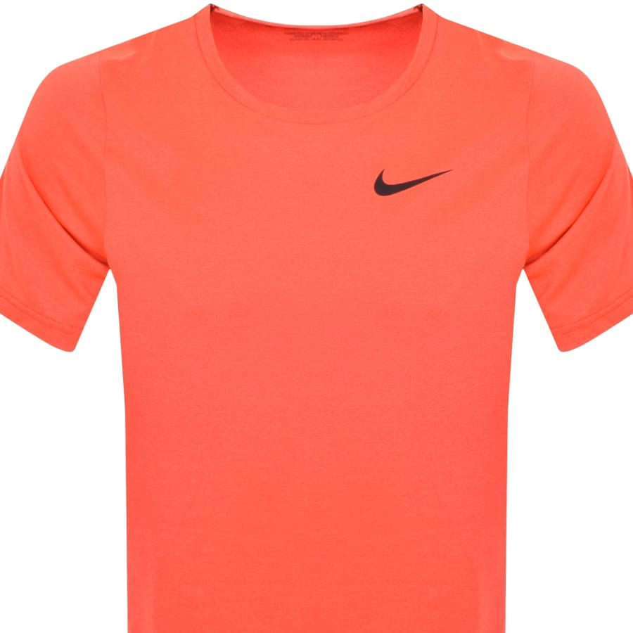 Image number 2 for Nike Training Dri Fit Logo T Shirt Orange
