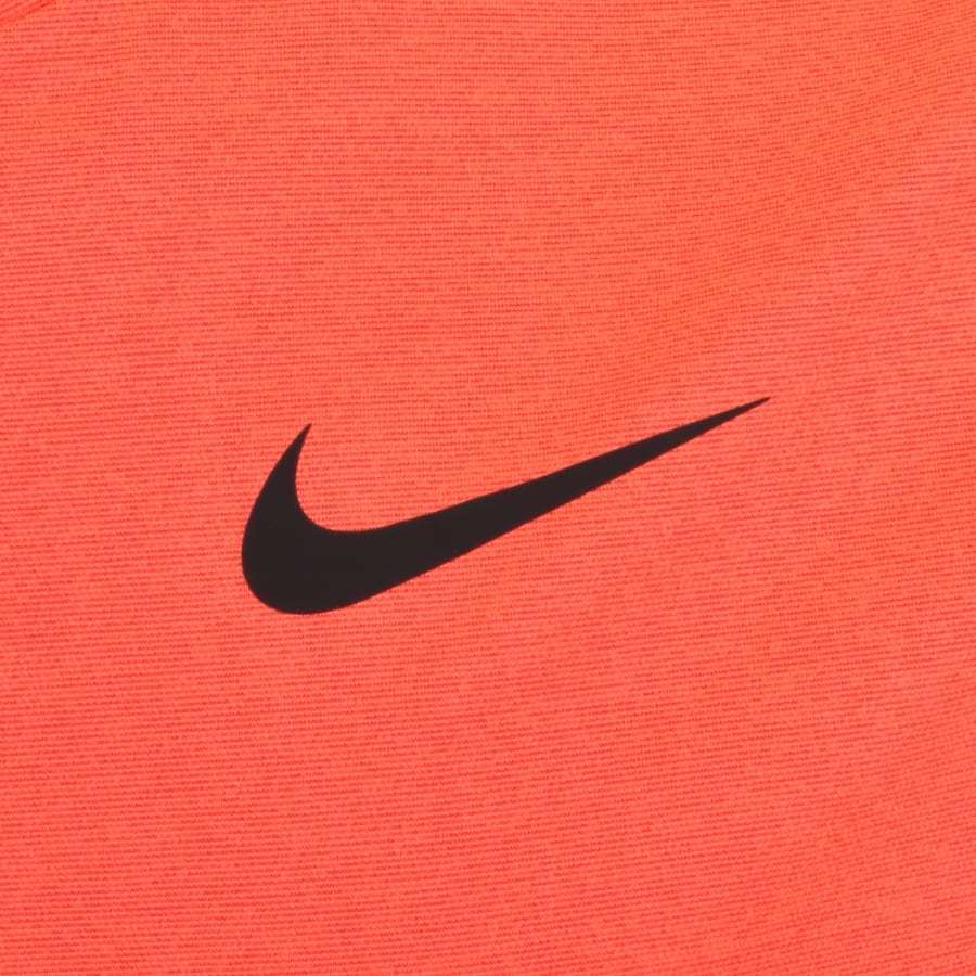 Image number 3 for Nike Training Dri Fit Logo T Shirt Orange