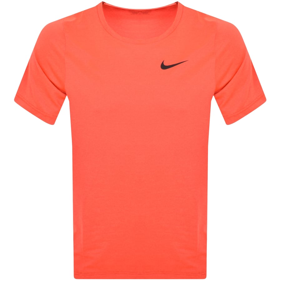 Image number 1 for Nike Training Dri Fit Logo T Shirt Orange