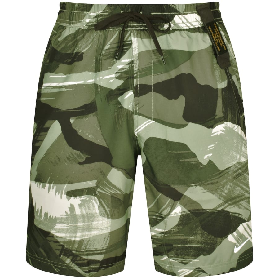 Image number 1 for Nike Training Camouflage Shorts Green