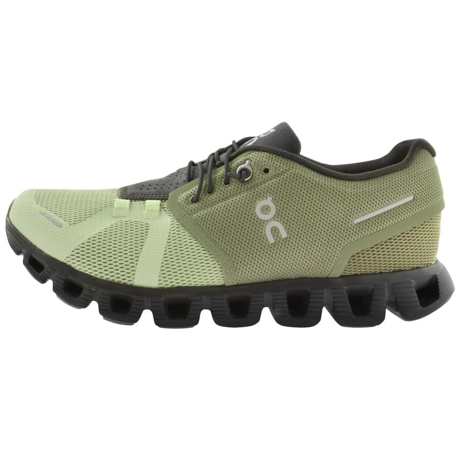 On Running Cloud 5 Trainers Green Mainline Menswear United States