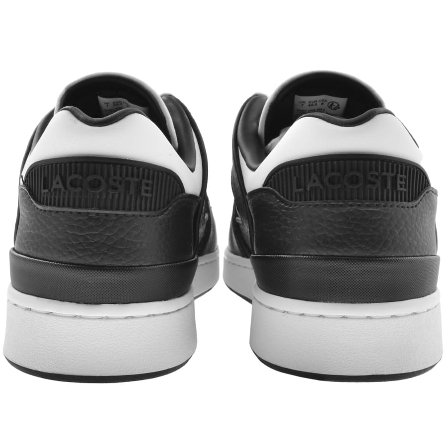 Image number 2 for Lacoste Court Cage Trainers Black