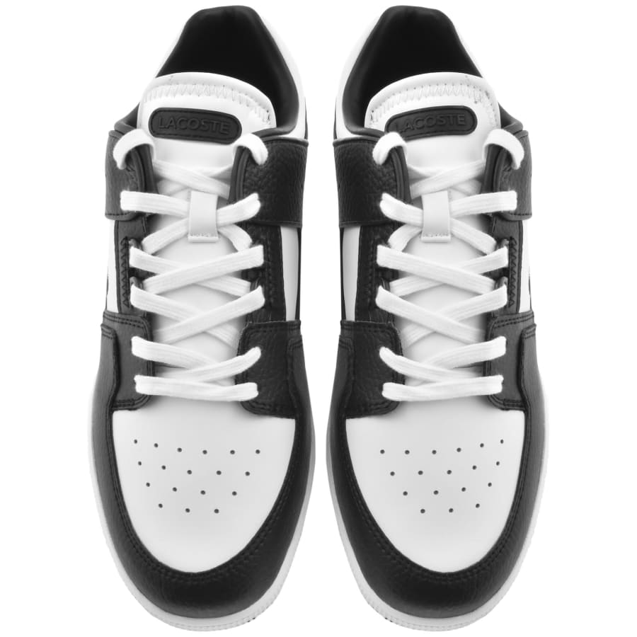 Image number 3 for Lacoste Court Cage Trainers Black