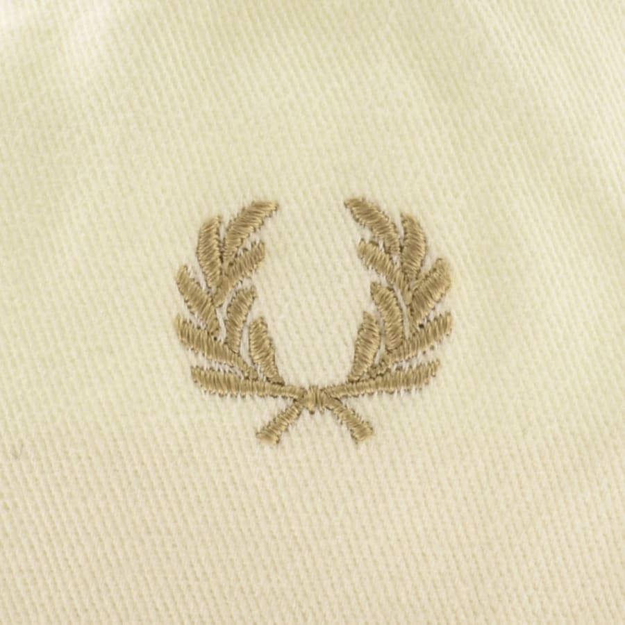 Image number 3 for Fred Perry Twill Bucket Hat Cream