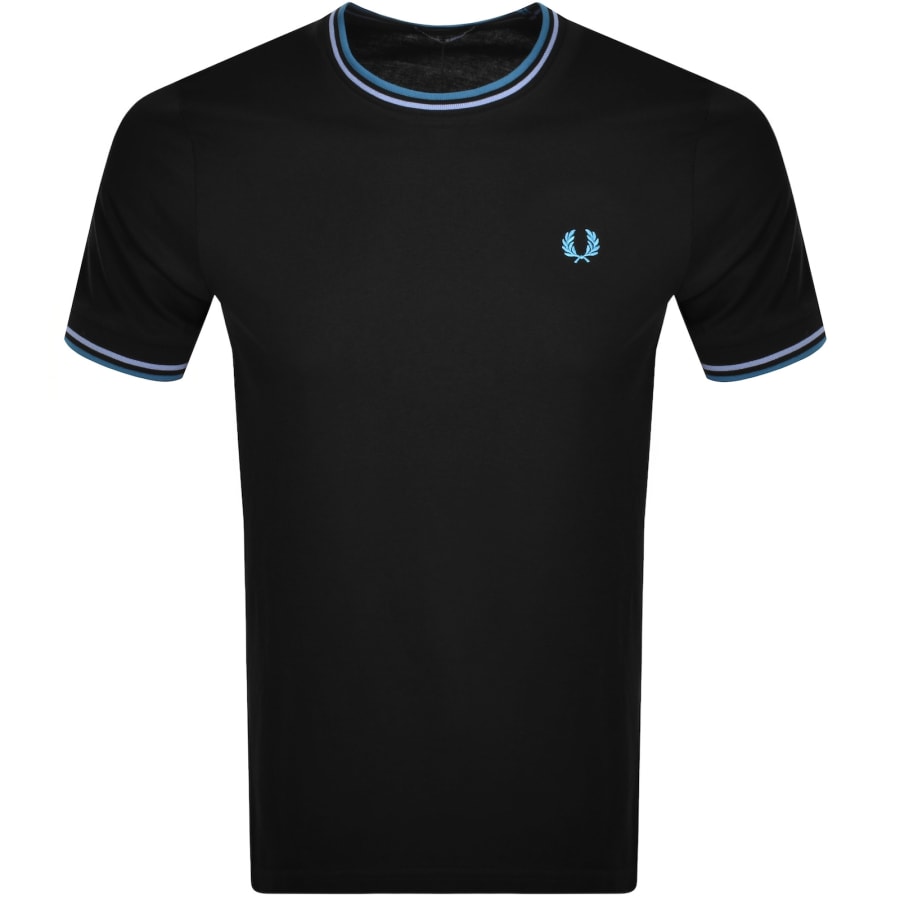 Image number 1 for Fred Perry Twin Tipped T Shirt Black