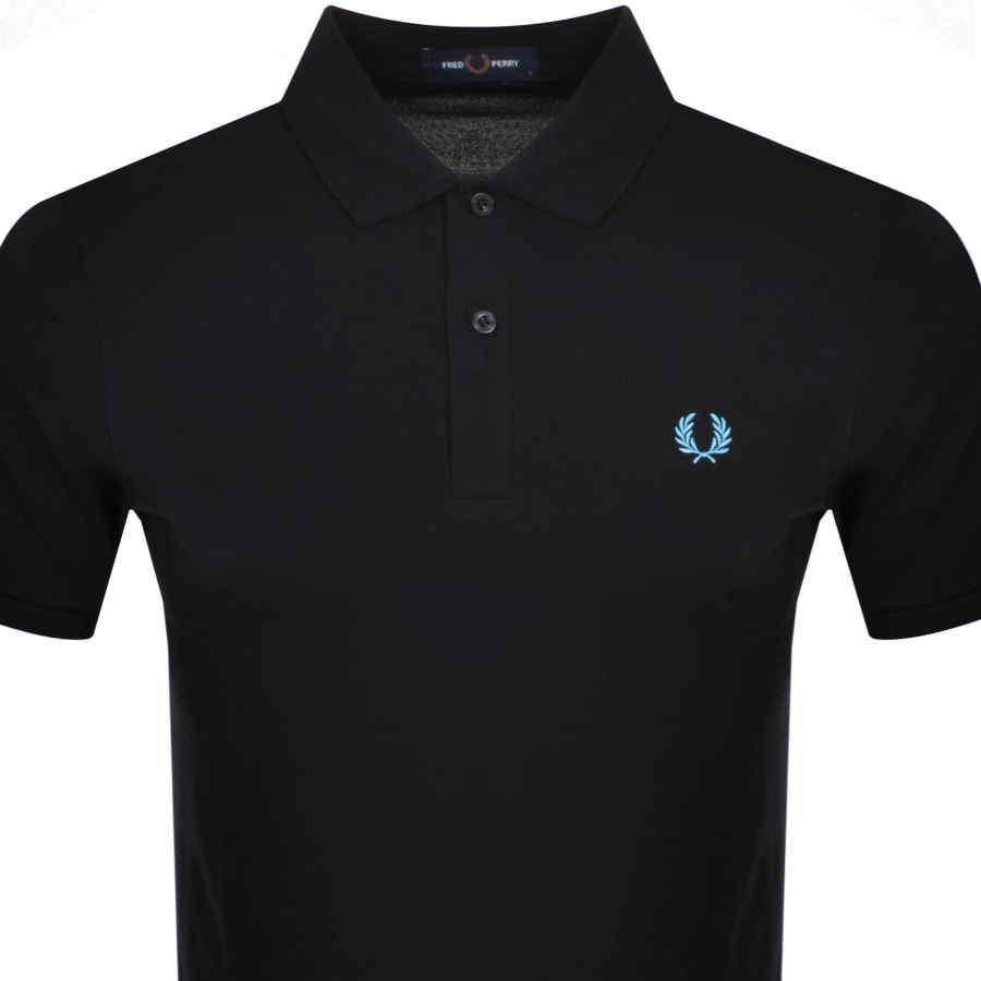 Image number 2 for Fred Perry Plain Polo T Shirt Black