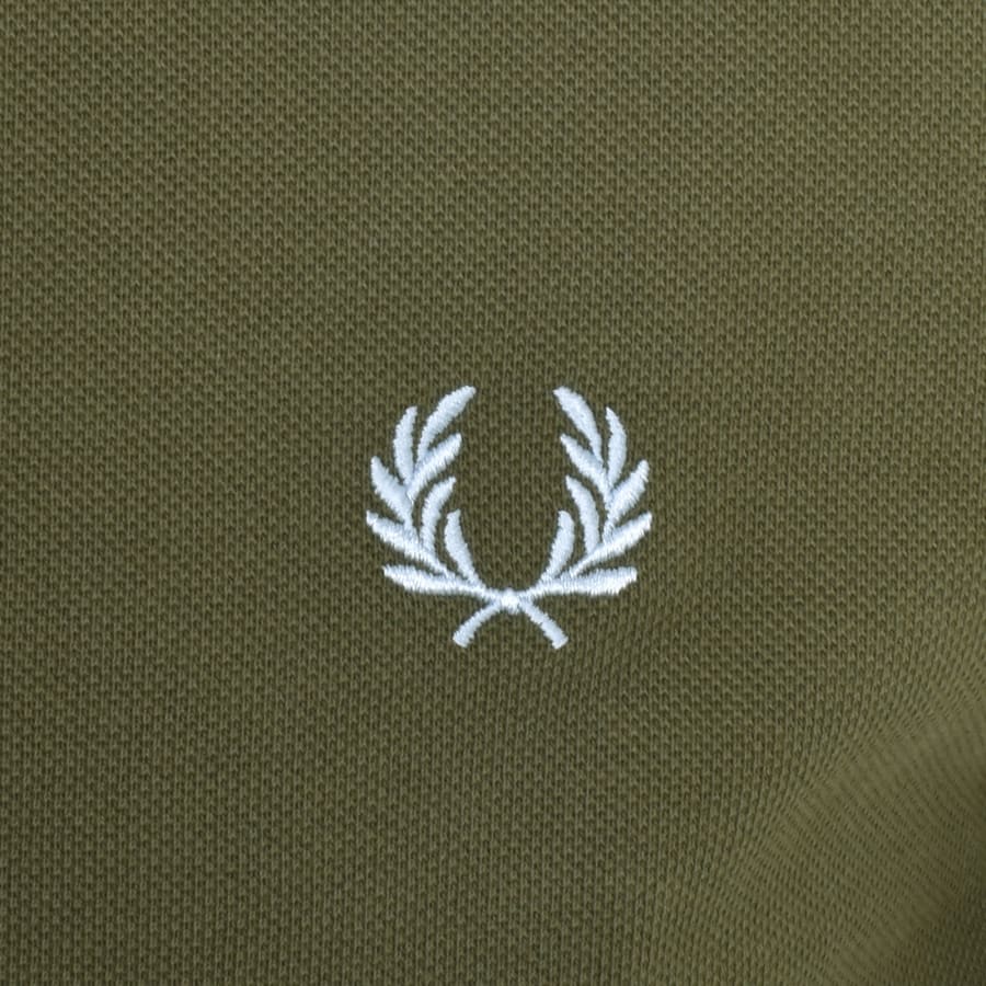 Image number 3 for Fred Perry Twin Tipped Polo T Shirt Green