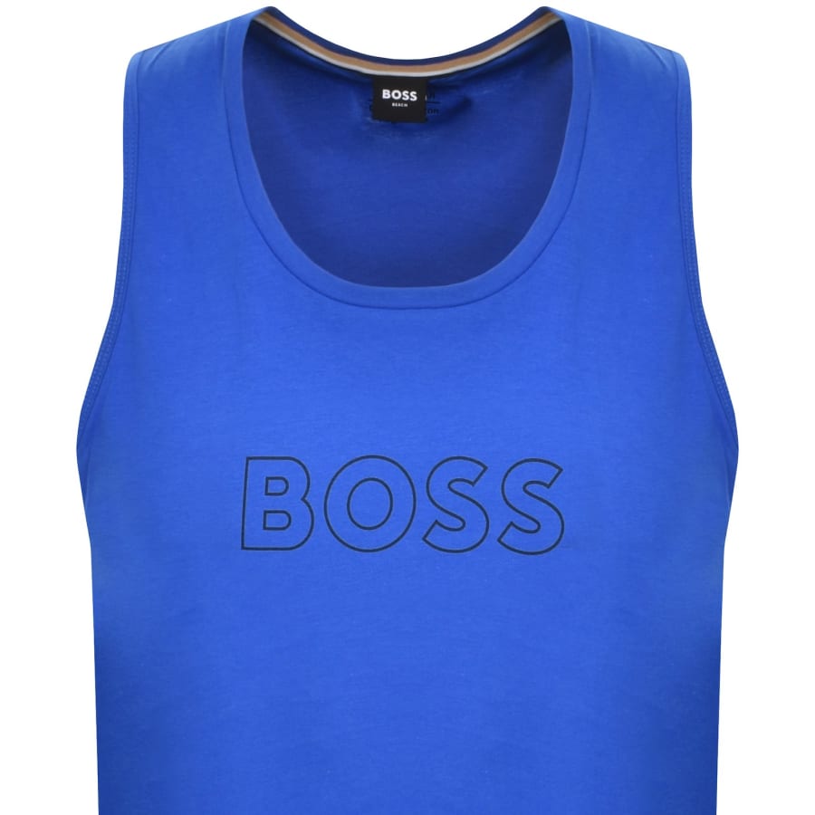 Image number 2 for BOSS Vest Blue