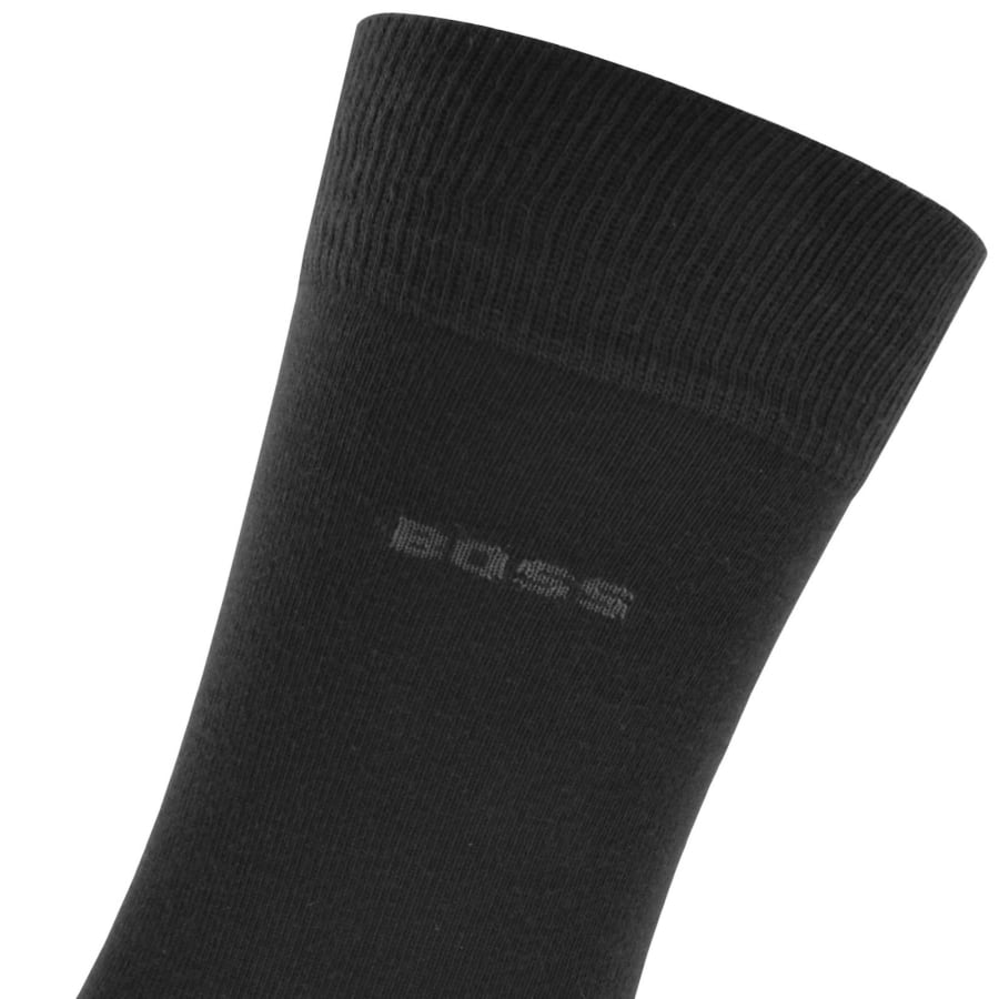 Image number 3 for BOSS 2 Pack Socks Black