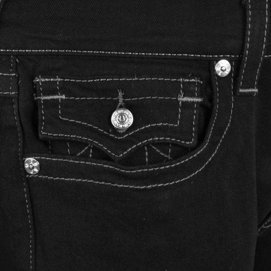 Image number 4 for True Religion Ricky Flap Jeans Black
