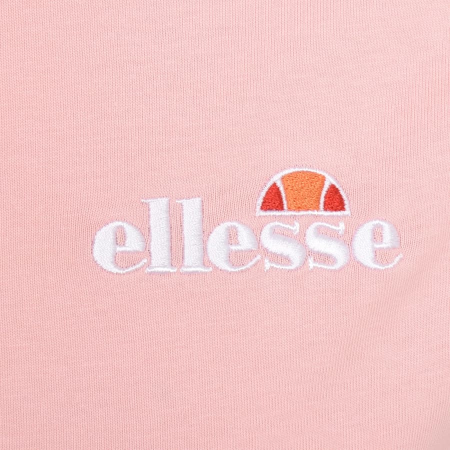 Image number 3 for Ellesse Meduno Logo T Shirt Pink