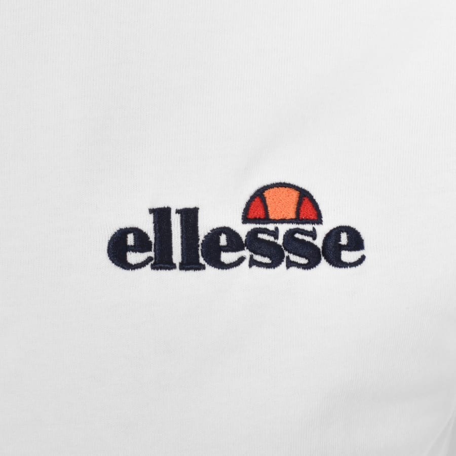 Image number 3 for Ellesse Meduno Logo T Shirt White