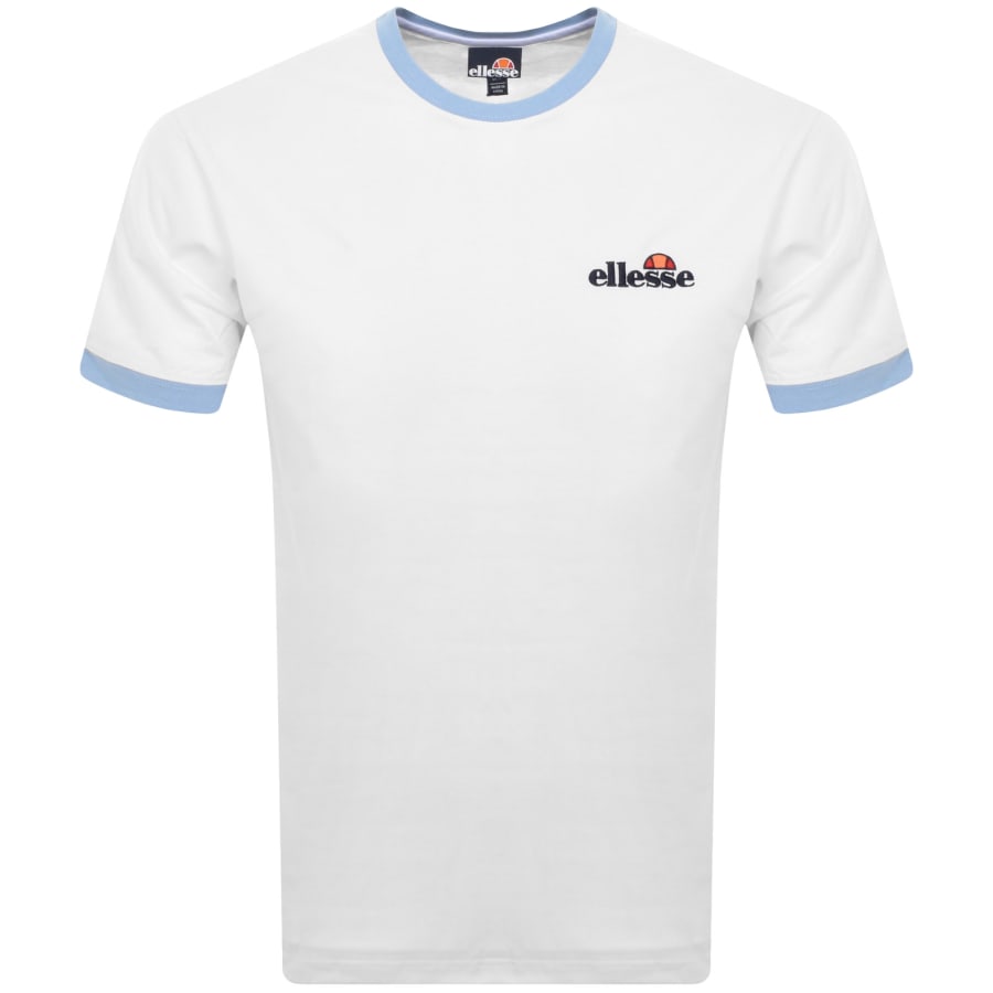 Image number 1 for Ellesse Meduno Logo T Shirt White