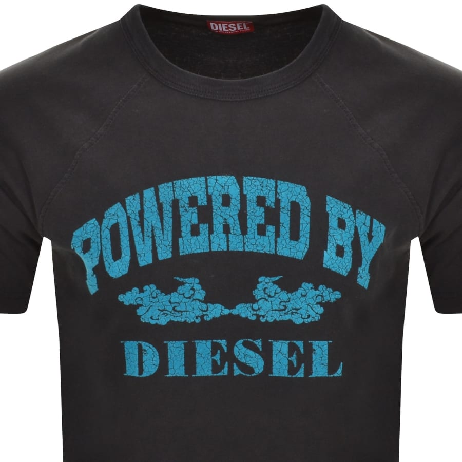 Image number 2 for Diesel T Rust T Shirt Black