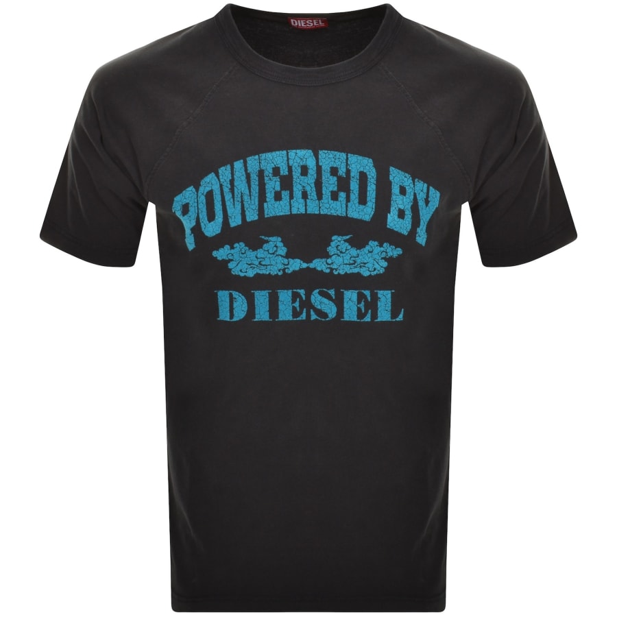Image number 1 for Diesel T Rust T Shirt Black
