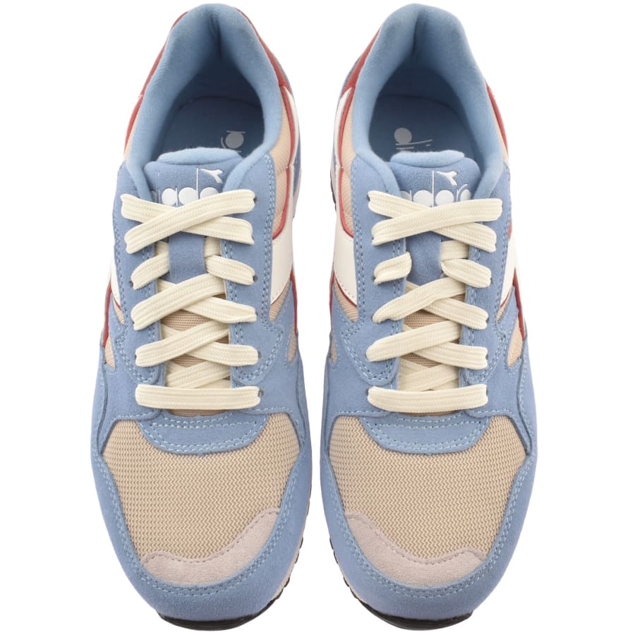 Diadora blue trainers discount