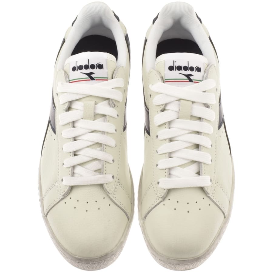 Diadora Game L Low Waxed Trainers White Mainline Menswear Australia