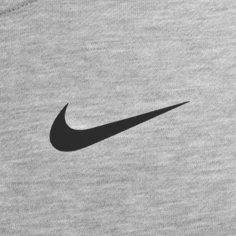Image number 3 for Nike Training Full Zip Dri Fit Logo Hoodie Grey
