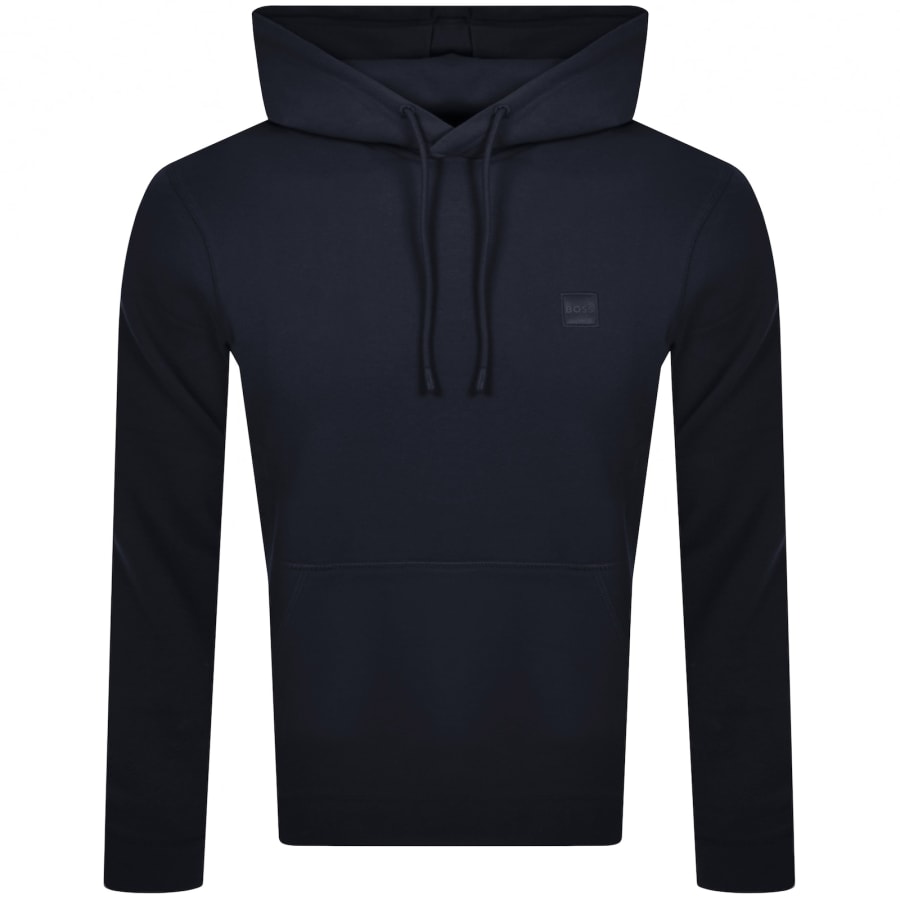 Image number 2 for BOSS Wetalk Pullover Hooded Tracksuit Navy