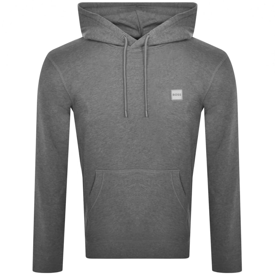 Image number 2 for BOSS Wetalk Hooded Tracksuit Grey